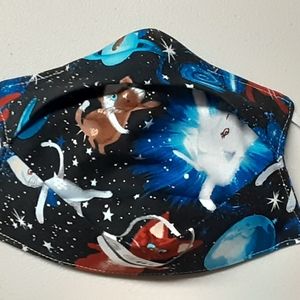 Cats in Space Washable & Reusable Face Mask